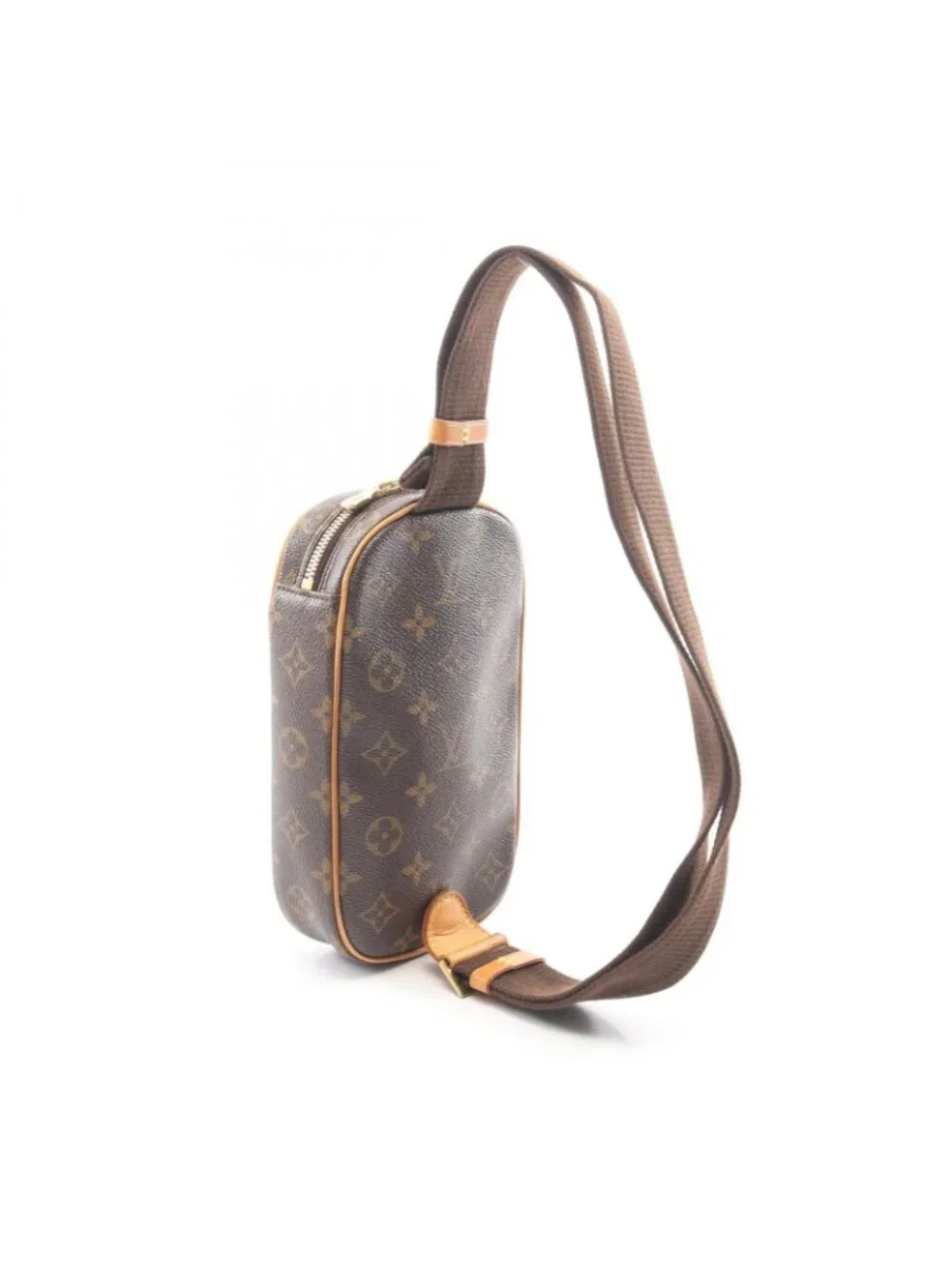 Louis Vuitton Waist Bag Pochette Gange Canvas Leather